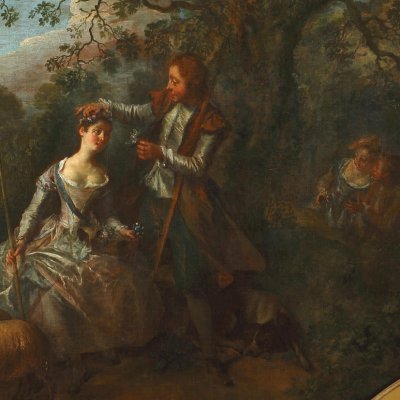 La bergère couronnée - Lancret