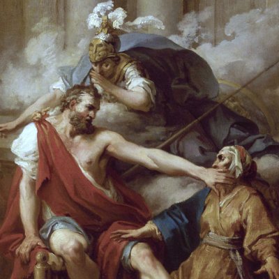 Ulysse reconnu par sa nourrice Euryclée - Belle