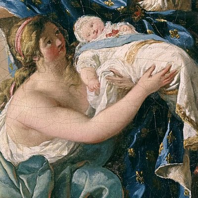Allégorie à la naissance du Dauphin, le 22 octobre 1781 - Ménageot
