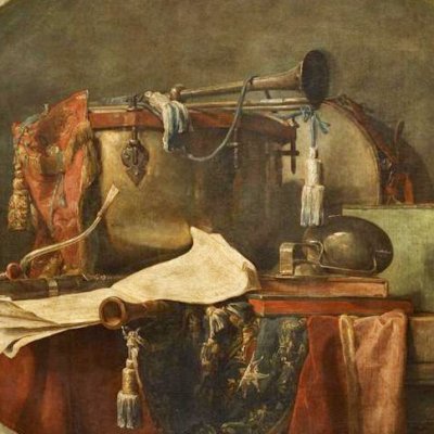 Les attributs de la musique guerrière - Chardin