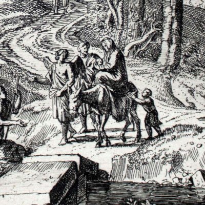 La fuite en Égypte - Simon d’après Francisque Millet