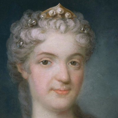 Marie Leszczynska reine de France portant le manteau - Lundberg