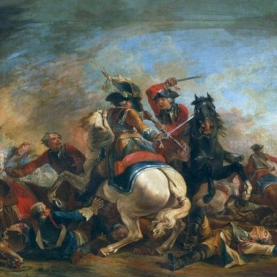 Choc de cavalerie (version de Chantilly) - Casanove