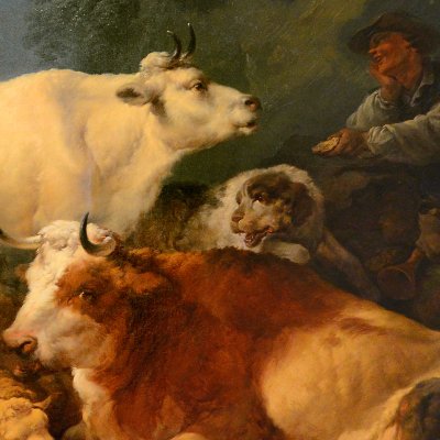 Un tableau représentant des animaux - Loutherbourg