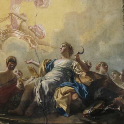 Cérès et ses compagnes implorant le soleil (Galerie d’Apollon) - Durameau