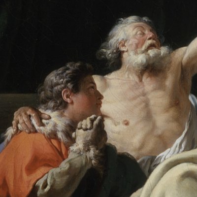 Isaac bénissant Jacob - Brenet