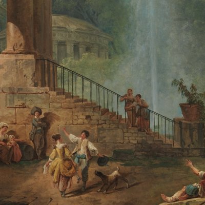 Péristyle d’un palais à la campagne - Hubert Robert