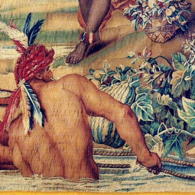 Les pêcheurs (Tenture des Nouvelles Indes, 8e) - Desportes