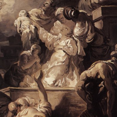 Le miracle des Ardents (esquisse de Douai) - Doyen