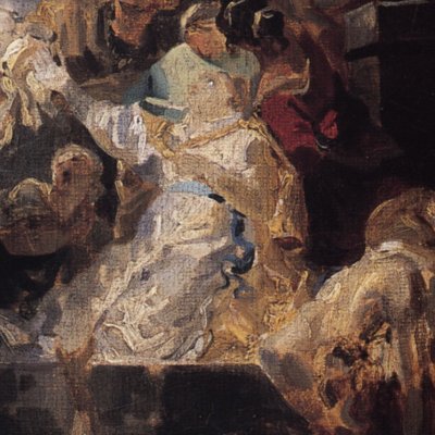 Le miracle des Ardents (esquisse du Mans) - Doyen