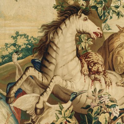 Le cheval rayé (Tenture des Anciennes Indes) - Albert Eckhout