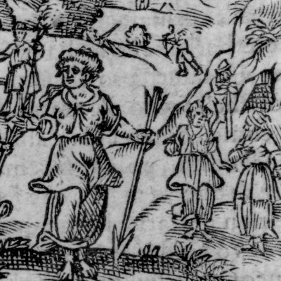 Corisque s’étonne de la grotte close (Pastor fido, Pautonnier, 1606, acte IV)