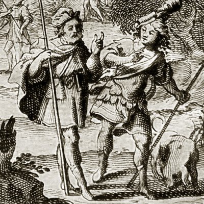 Linco morigène Silvio (Il Pastor fido, acte I, 1639) - Daret