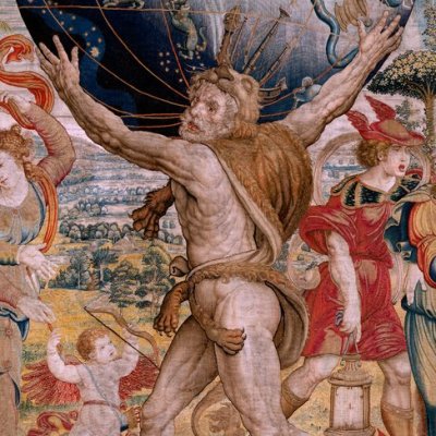 Hercules carrying the celestial sphere (Spheres hanging) - Bernard van Orley