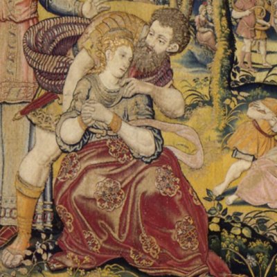 L’enlèvement des Sabines (Tenture de Romulus et de Remus)