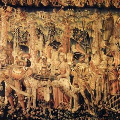La caravane de girafes (tapisserie)