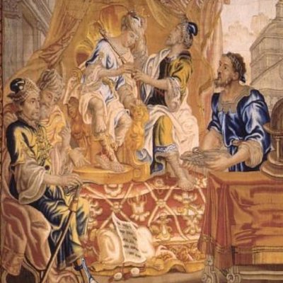 Bajazet couronné par Tamerlan (Tenture de Tamerlan et de Bajazet)