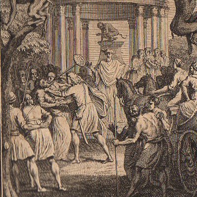Les noces de Tanzaï (Crébillon, L’Écumoire, 1735, gravure frontispice)