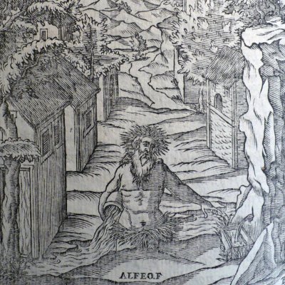 The River Alpheus (Prologue to Pastor fido, Ciotti, 1621, in-4°)
