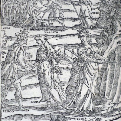 Corisque devant la grotte (Pastor fido, Ciotti, 1621, acte IV)