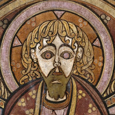 Saint Mathieu (Book of Kells, folio 28v°)