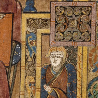Christ en majesté (Book of Kells, folio 32)