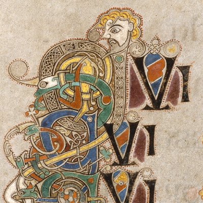 Généalogie de Jésus (Book of Kells, évangile de Luc, folio 200r°)