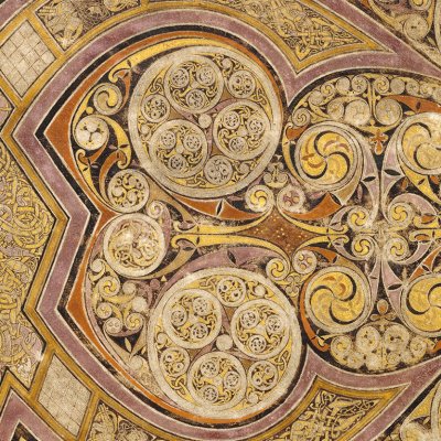 ΧΡ, monogramme du Christ (Book of Kells, folio 34r°)