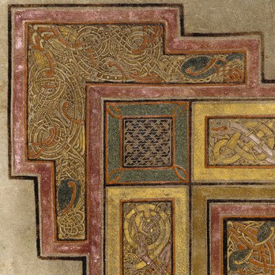 Page tapis (Book of Kells, folio 33r°)