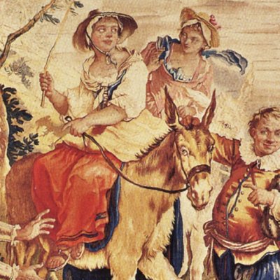 La fausse Dulcinée (Tenture de Don Quichotte) - Natoire