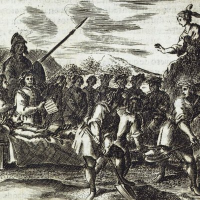 L’enterrement de Chrysostome (Don Quichotte, Madrid, 1674) - Obregón