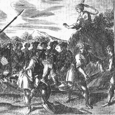 L’enterrement de Chrysostome (Don Quichotte, Madrid, 1674) - Obregón