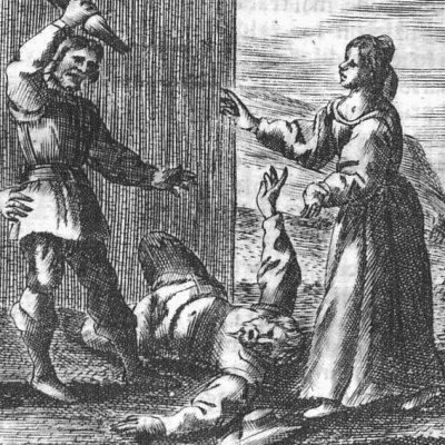 Sancho puni (Don Quichotte, Madrid, 1674) - Obregón