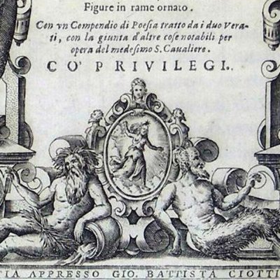 Fronstispice (Pastor fido, Ciotti, 1602)