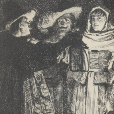 Le Destin retrouve l’Étoile (Roman comique, Jouaust, 1880) - L. Flameng