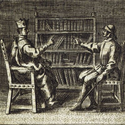 Dispute avec le chanoine de Tolède (Don Quichotte, Madrid, 1674) - Obregón
