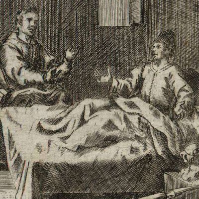 Visite du curé et du barbier (Don Quichotte, Madrid, 1674) - Obregón