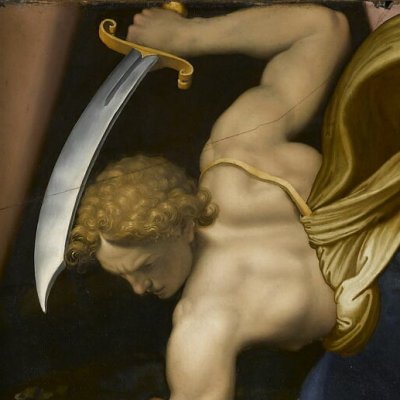 Combat de David et de Goliath (recto) - Daniele da Volterra