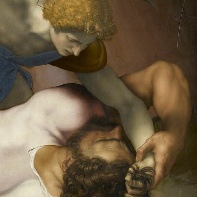 Combat de David et de Goliath (verso) - Daniele da Volterra