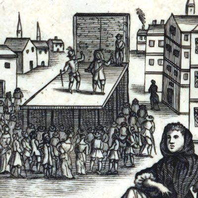 Frontispice du Roman comique (Comical Romance, Londres, 1700)