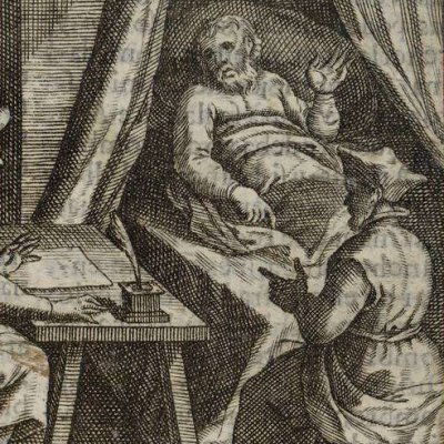 Don Quichotte sur son lit de mort (Don Quichotte, Madrid, 1674) - Obregón