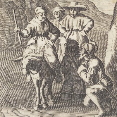 Dulcinée en vieille paysanne (Don Quichotte, 1657) - Savery