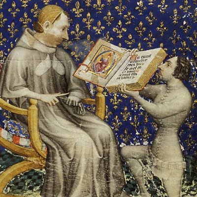 Dédicace du livre au roi Charles V (P Comestor Bible historiale) - J. Bondol