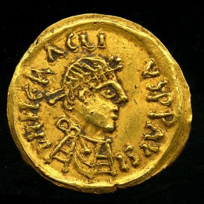 Tremissis lombard à l'effigie d'Héraclius (Pièces du règne d'Héraclius)