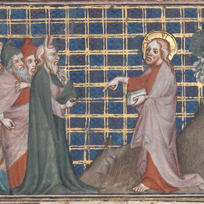 « Des gardes entour le tabernacle » (Bible historiale de Petrus Comestor, F80v) - Jean Bondol