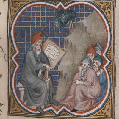 Bénédictions de Moïse avant sa mort (Bible historiale de Petrus Comestor, F97r) - Jean Bondol