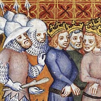 Les cinq rois pendus (P Comestor Bible historiale, f113v) - J. Bondol