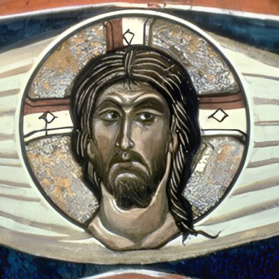 Le Mandylion (église Panagia Phorbiotissa d’Asinou, Chypre)
