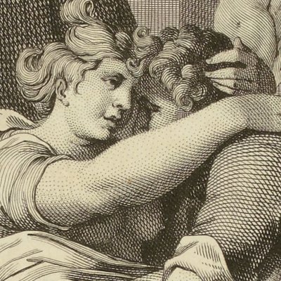 Achille et Briséis - Carrache