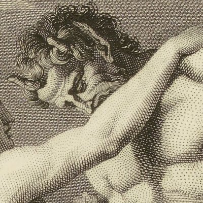 Le satyre et la nymphe - Carrache